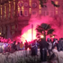 England fans couldn’t get away from the stadium quickly enough. Scotland’s fans stayed to sing