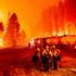 Father and son plead not guilty to starting California wildfire that saw 1,000 homes destroyed