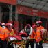 Dozens left trapped on roof of Hong Kong skyscraper as fire breaks out