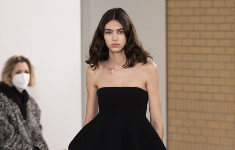 French-Algerian model of the moment Loli Bahia takes New York Fashion Week by storm