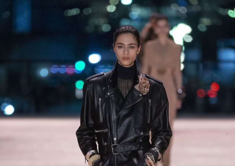 French-Algerian model Loli Bahia stars on Paris runway