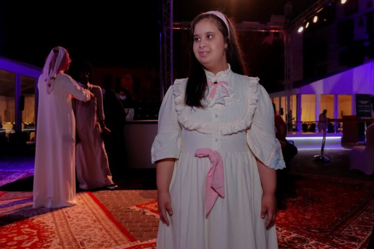 Down syndrome models light up the runway at Jeddah bazaar
