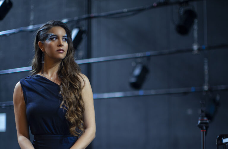 Singer Farrah El-Dibany discusses performance for President Macron’s victory rally