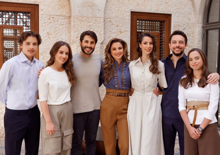Jordan’s Queen Rania celebrates 52nd birthday with family, including new additions