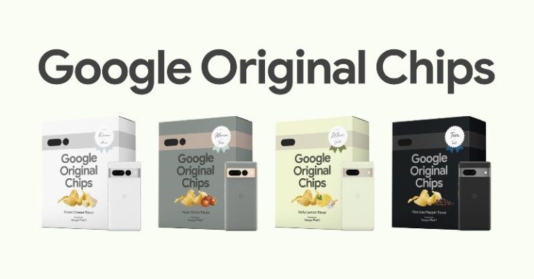 Crunch time: Google Japan uses potato chips to promote Pixel 7